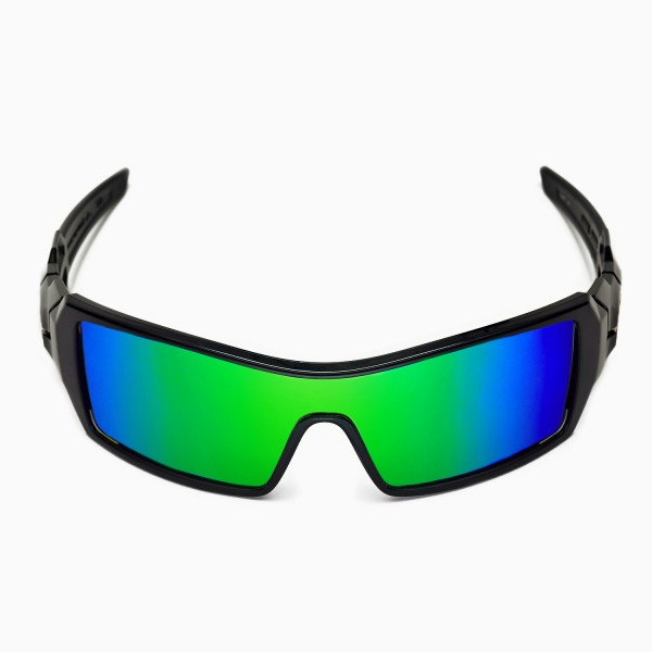 Walleva Emerald Polarized Replacement Lenses For Oakley Oil Rig Sunglasses